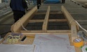 prefabrikace střešních panelů ve výrobním závodě